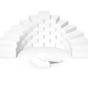 Magic Erasers Sponge, 100 Pack Extra  Melamine Sponge  Cleaning Pads in Bulk, Non-Scratch Scrub Sponge, Household Cleaning Kitchen Dish Sponges (White)