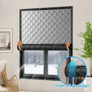 Windproof Insulated Curtains, Winter Bedroom Windproof Heating Film, Cold Sealing Window Waterproof, Thermal Insulation Curtain, Home Decoration Curtain