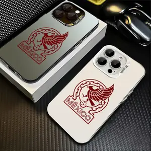Mexico Eagle Soccer Phone Case， Classic Patriotic Sport Style for iPhone 17 16 15 14 13 12 11 Plus Pro Max， Unique Travel Gift.
