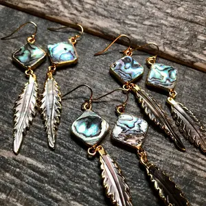 Anhinga Abalone Earrings