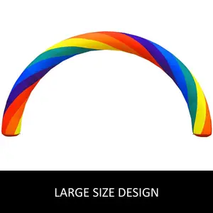 Summervibes Large Motor-Powered Arch Shape Inflatable Decor, 26ftx10ft (8x4m) 350W Motor Included, for Advertising & Party Events (Tools & Hardware Category)