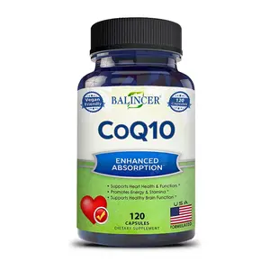COQ 10 capsules 400 mg— Supports energy metabolism, anti-stress and anti-fatigue