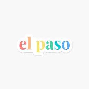 El Paso, Texas Sticker