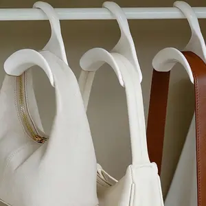 Purse Hanger Closet, Purse Holder for Closet Grey Backpack Hanger Hook for Organizer Storage Purses Tote Bag Backpacks Handbags(5 Pack)