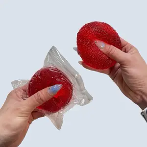Red Raspberry Taba Squishy Sensory Toy