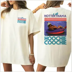 Hotter Than A Hoochie Coochie Tshirt , Chattahoochee Jackson Country Song, Hot Summer Shirt,Trending Shirt Cotton Fabric Womenswear Fit