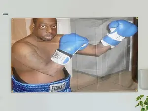 Beetlejuice Lester Green Boxing Gloves Meme Boxer Howard Stern Show Funny Wall Flag Meme Tapestry 3x5 Feet College Dorm Banner Poster