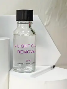 20ML Wig Glue Remover with Brush, Specialized for V-Style Wig Adhesive, Non-Sticky Formula, Ideal for All Seasons, Easy Application Tool