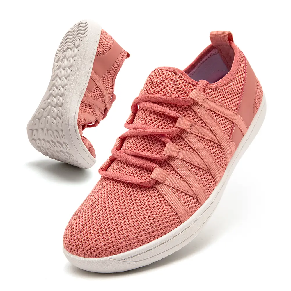Women's Barefoot Sneakers Wide Minimalist Walking Shoes Comfort Trainer Footwear Athletic Runner Closed Training Sports Shoes Casual Running Gift for
