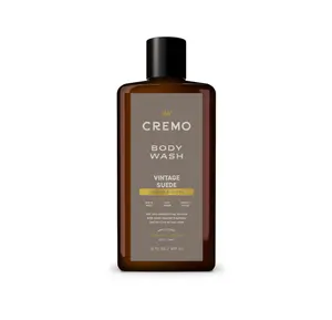 Cremo Body Wash Men, A Vintage Suede with Notes of White Moss and Rich Amber, 16 Fl Oz