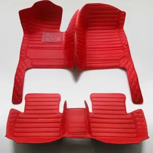 Custom Artificial Leather Car Floor Mat For Volvo V60 2020~2024 Left/Right -hand Drive Auto Interior Accessories Front And Rear Row Fashion Styling Carpet Waterproof Design Full Coverage