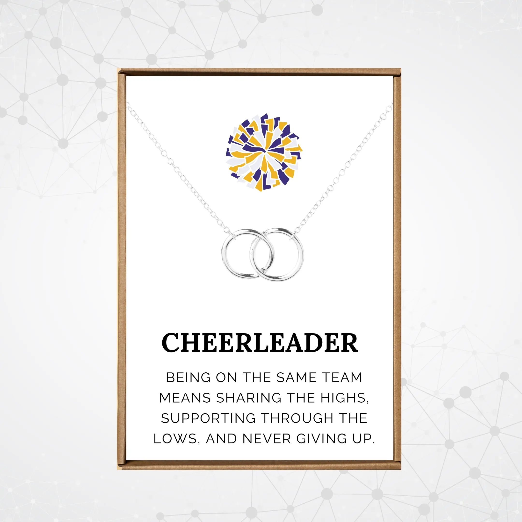 Cheerleader gifts for senior, Cheer gifts for women, Cheerleading gifts bulk, Dancer necklaces for girls