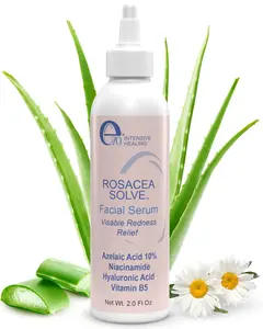 e70 Rosacea Solve Face Serum - Hydrating Serum with 10% Azelaic Acid - Redness Corrector, Skin Brightener & Pore Minimizer for Women & Men - 2 fl oz