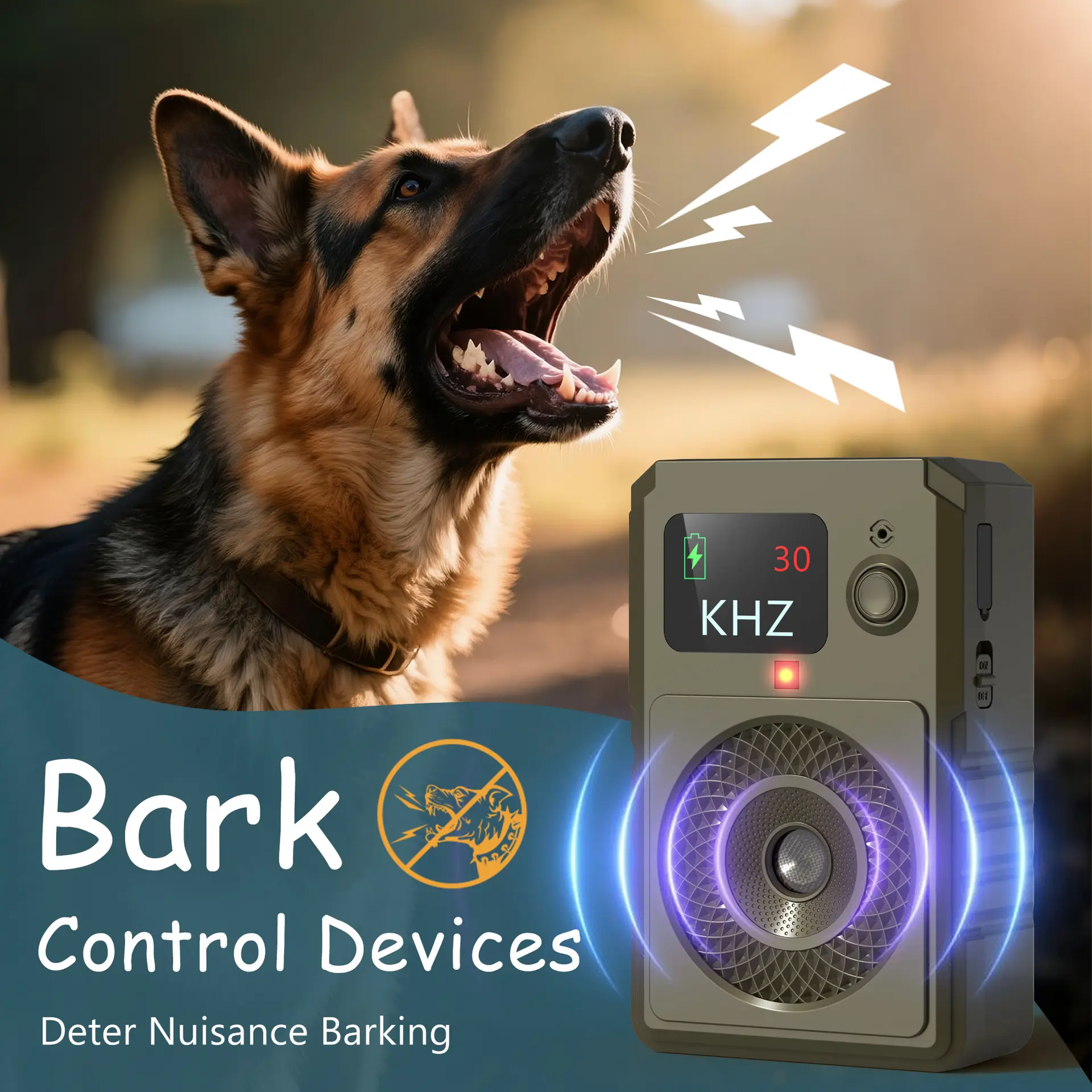 Smart Ultrasonic Anti-Bark Device for Dogs – Automatic Bark Stopper to Prevent Disturbing Neighbors
