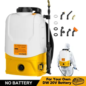 Cordless Battery Powered Electric Backpack Sprayer for Dewalt 20V Max Battery, 4.3 Gallon 73 PSI Adjustable, Weed & Garden Sprayer for Fertilizing, Pest Control & Cleaning, Tool Only