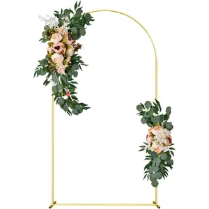 Wedding Arch Backdrop Stand 7.2FT  Wedding Balloon Arched Backdrop Stand Square Arch Frame for Birthday Party Bridal  Shower Ceremony Decoration