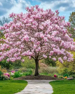 Saucer Magnolia Tree Light Pink Magnolia Shrub 2.5" pot 6-12"Tall