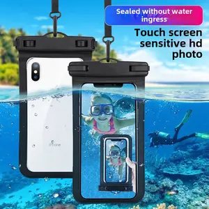 Waterproof Phone Pouch,Large Phone Waterproof Case Dry Bag Outdoor Sports for Apple iPhone,Samsung,and Up to 7.5" Diving Underwater Phone Cover