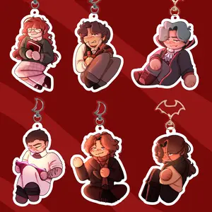 Vampires SMP Keychains - Avid - Legundo - Owen - Pyroscythe - Scott - Shelby