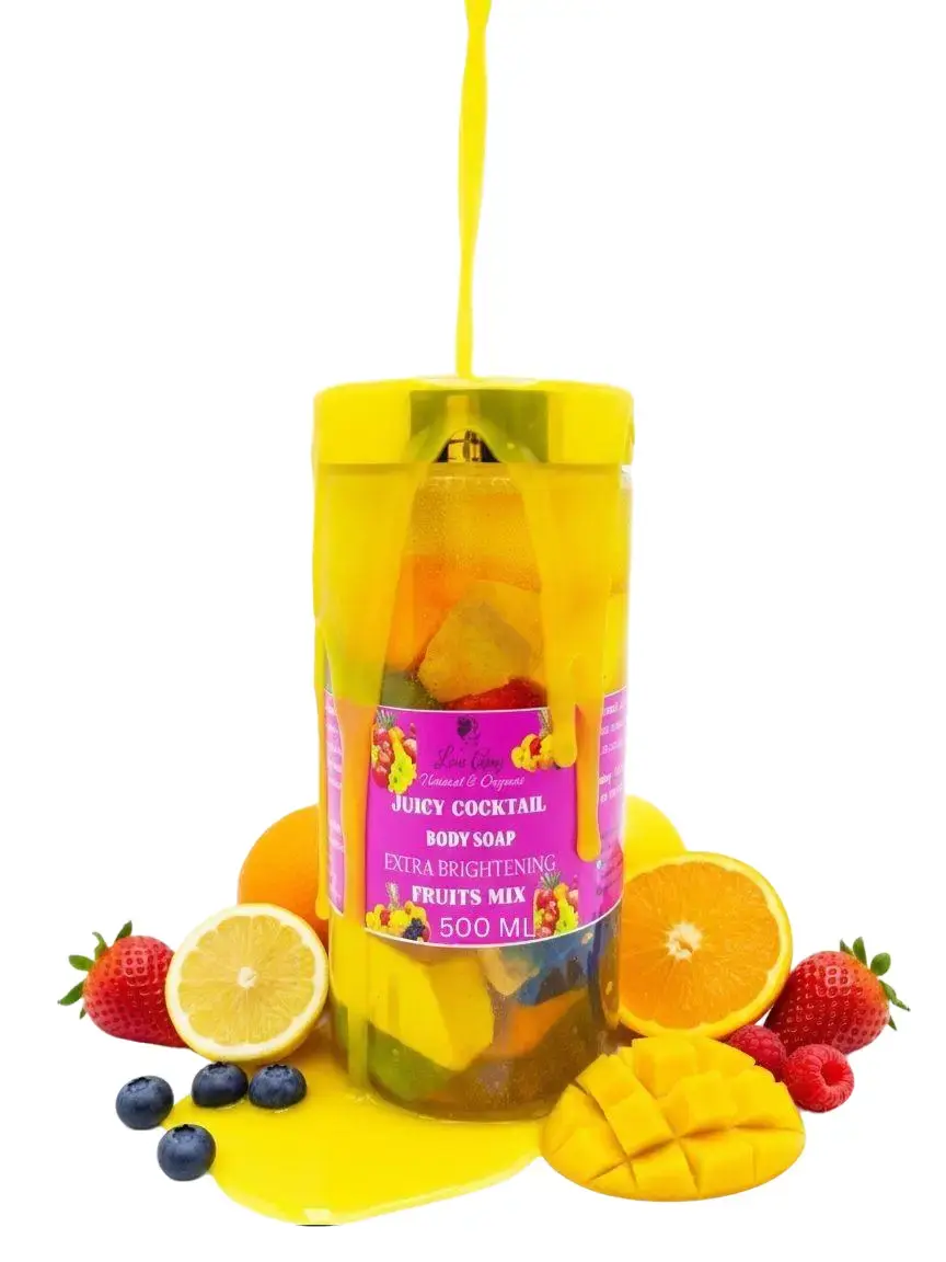 JUICY COCKTAIL FRUITS MIX BODY SOAP FOR A NOURISHING SKIN 500 ML JUICY COCKTAIL FRUITS MIX BODY SOAP FOR A NOURISHING SKIN 500 ML