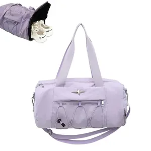 【NEW IN】 Five Season Home Korean-Style Large-Capacity Travel Crossbody Bag — New casual duffel and gym bag with shoe compartment for women