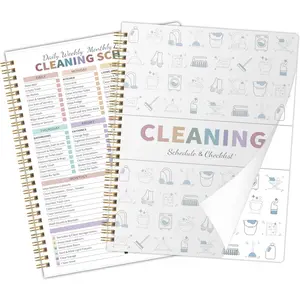 ADHD Cleaning Planner for Adults Women, Cleaning Schedule and Checklist Notebook, Cleaning and Organizing Planner, Daily Weekly Monthly Schedule Household Cleaning Checklist Planner