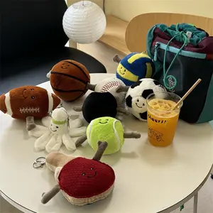 Soft Plush Basketball Pillow, Sports Theme Football Toy, 11.8 Inch/30 Cm Soft Plush Cushion, Ideal Gift for Kids & Fans