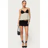 Petite Aisha Low Rise Mini Skirt