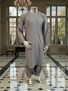 Large Afghan Parahan Tunban Men's Long Shirt | Qasimi Design