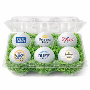 Funny Beer Golf Balls 6 Pack | Golf Gag Gift for Men, Dad, Husband, Golfers Beer Lovers