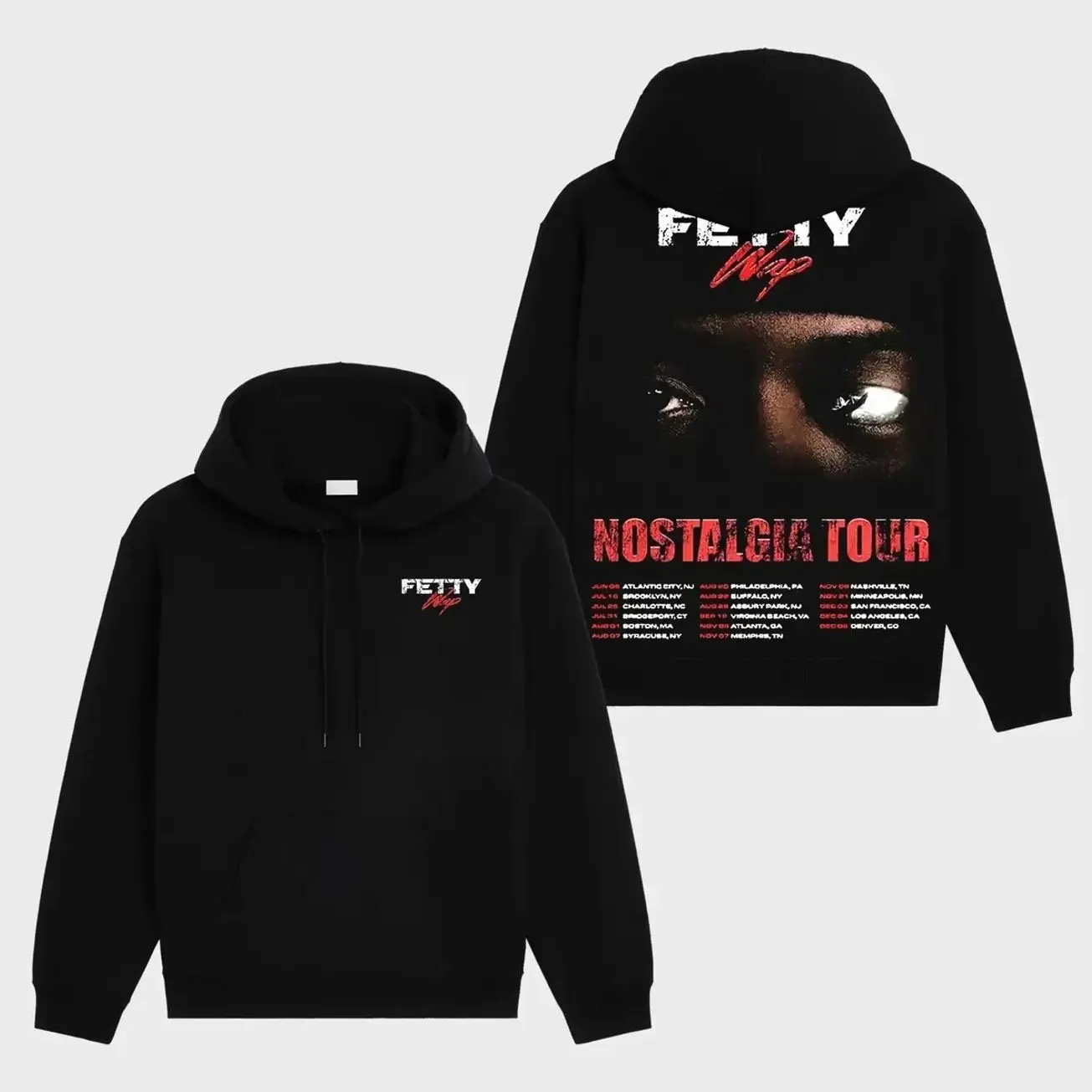 Fetty Wap Nostalgia Tour 2026 Unisex Oversized Premium Cotton Hoodie Sweater T-Shirt, The 1738 Zoo Hoodie Sweater T-Shirt , Vintage Music Merch Sweatshirt Hoodie T-Shirt, Retro 90s Rap Style, New Album Gift For Fans