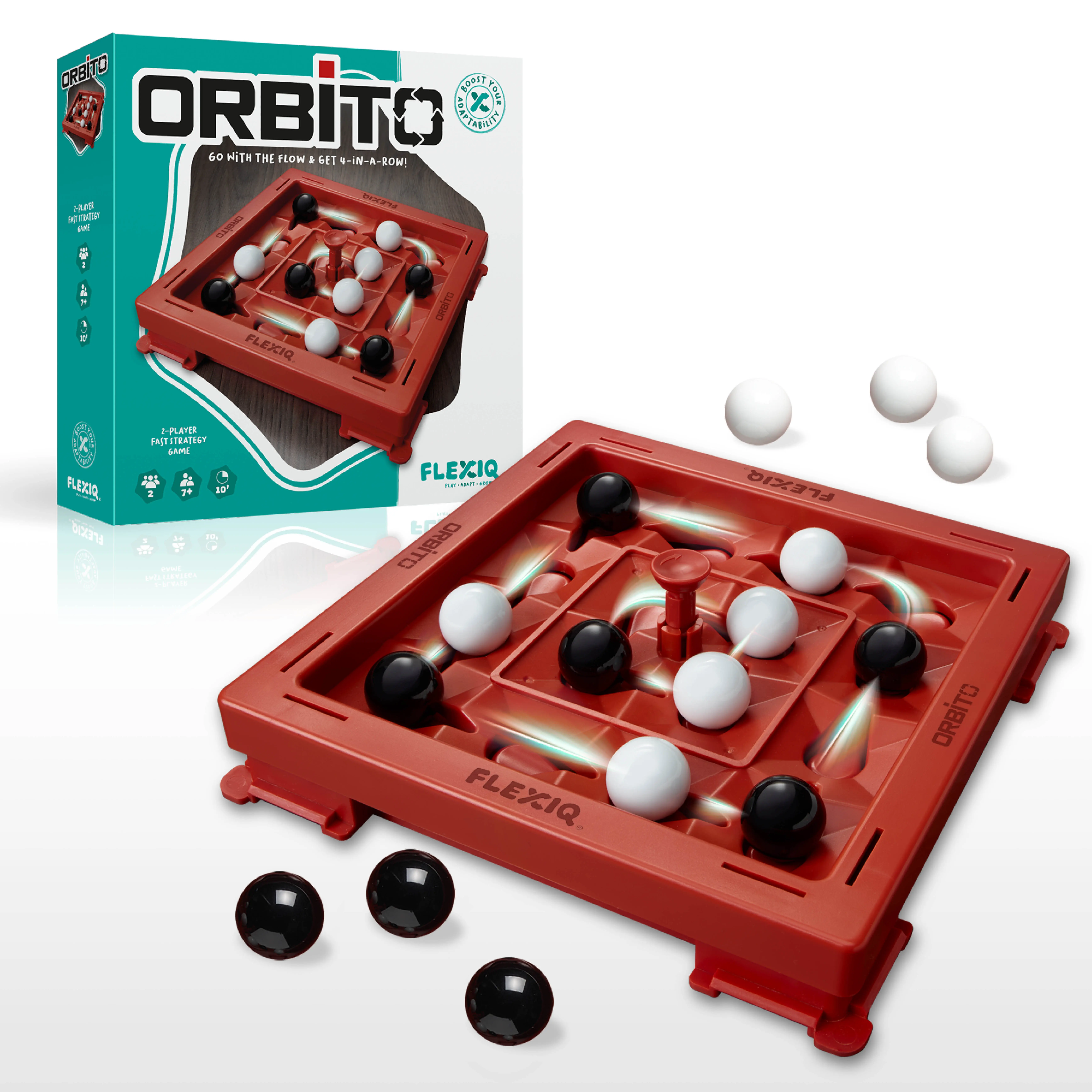 Orbito Board Game - Strategy Game for Kids and Adults, Ages 7+, 2 Players, 10-Minute Playtime Orbito Board Game - Strategy Game for Kids and Adults, Ages 7+, 2 Players, 10-Minute Playtime