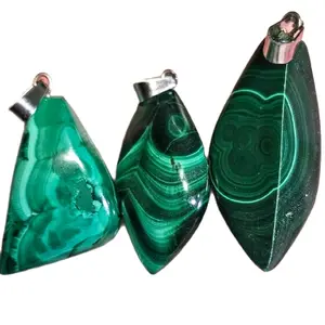 Natural Crystal Tumbled Freeform Stone Pendants with Stainless Steel Chain Necklace Unisex Healing Crystals Amethyst Rose Quartz