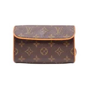 Pre-owned Louis Vuitton canvas Shoulder Bags Monogram Florentine Pochette Belt Bag FL0012 (4900000118926)