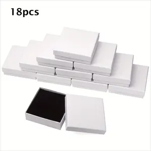 Gift box, square shape, a combination gift box of necklaces, bracelets and earrings, used for making display and packaging items