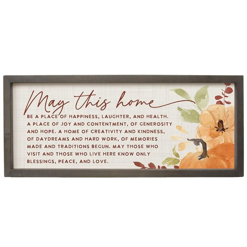 Sincere Surroundings 24" May This Home FarmhousFrame Art Sincere Surroundings 24" May This Home FarmhousFrame Art