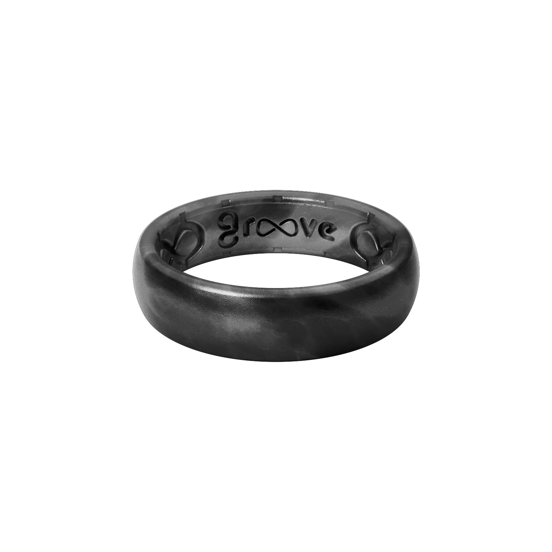 Solid Black Pearl Thin Ring Solid Black Pearl Thin Ring