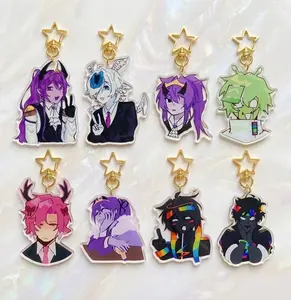 Universe MCYT Yt Translucent Acrylic Keychain, Unstable smp friends keychain, Perfect For Bags, Keys, Or Gifts