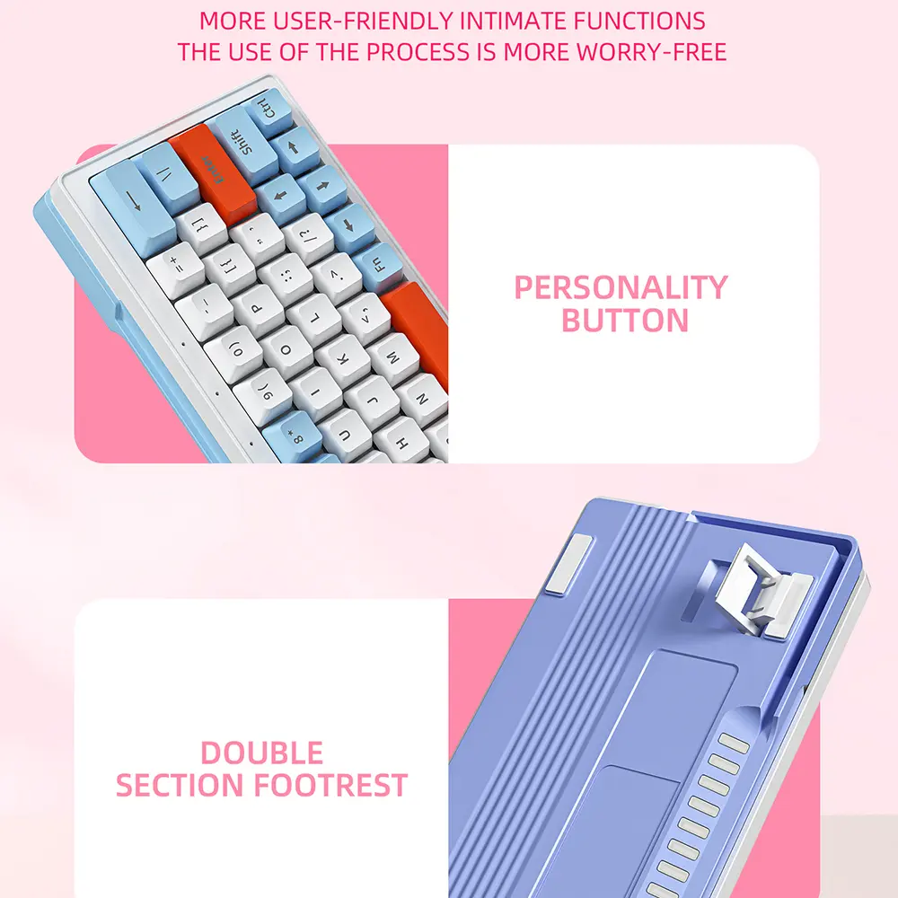 【そちゃ】 ZIFRIEND ZA63 60% Mechanical Keyboard with Hot-Swappable RGB Dual