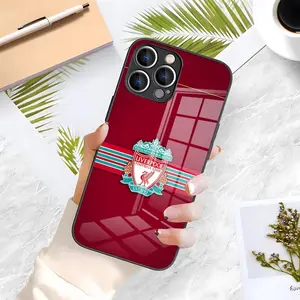 Liverpool Logo Protective Phone Case for iPhone 17 Pro Max 15 Pro 16 14 Plus 12 13 Mini 11 Pro Shockproof Glass cover