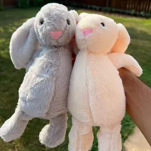Soft Plush Bunnies Stuffed Animals, Long Ear Bunny Rabbit Easter Cartoon Toy Dolls for Kids Children Birthday Gift
