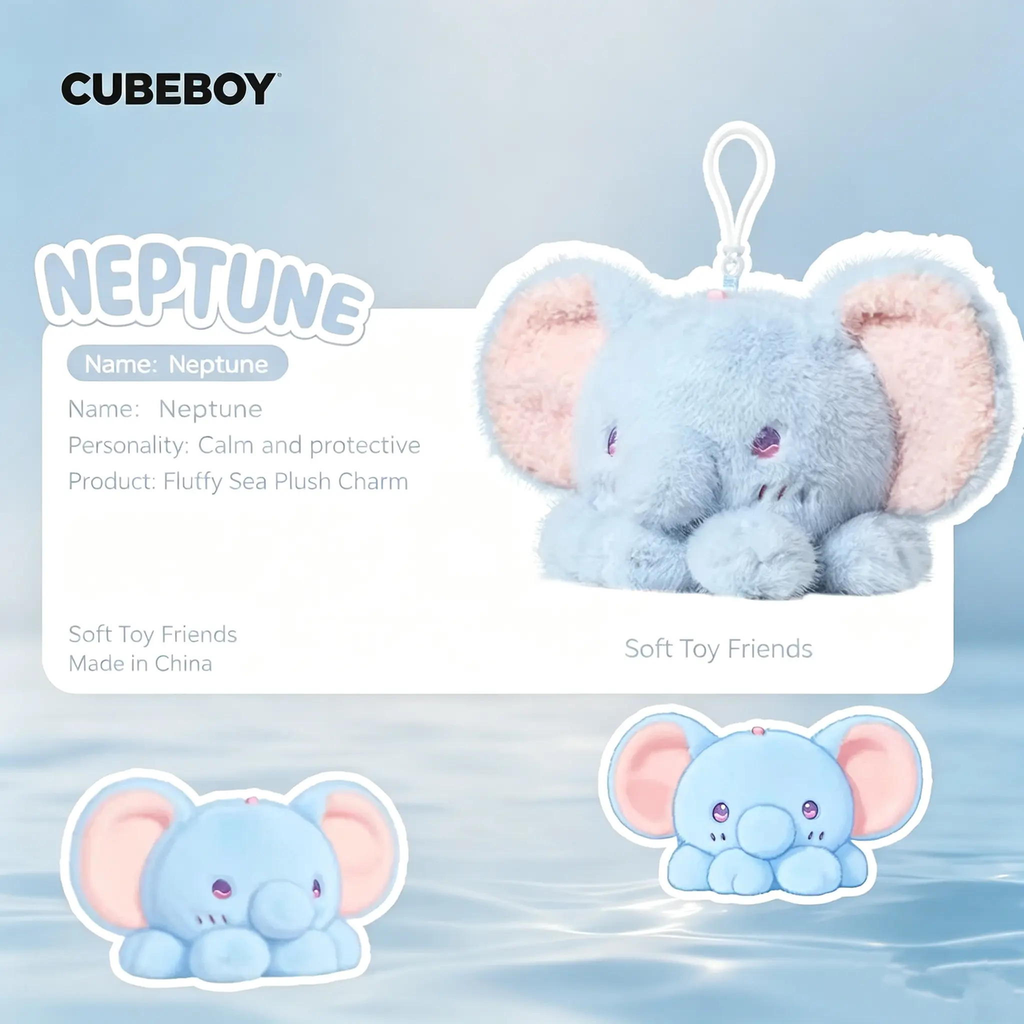 Deep Sea Jellyfish Cat Plush Toy Cute Cat Doll Sleeping Pillow Doll Gift