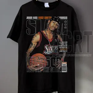 Allen Iverson Shirt, The Answer, Basketball shirt, Classic 90s Graphic Tee, Unisex, Vintage Bootleg, Gift, Retro AI1807 Unisex Softstyle