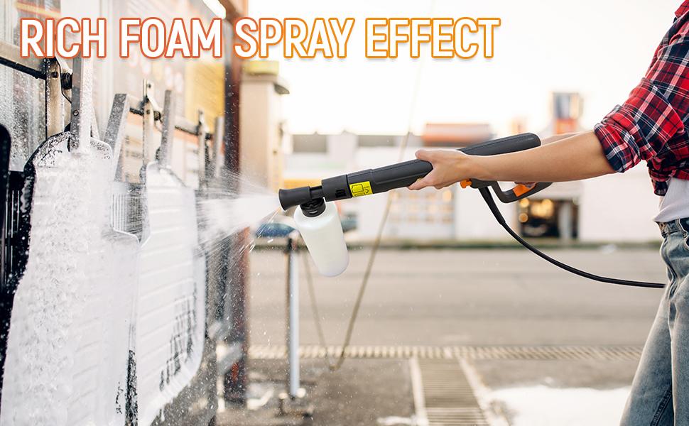 Electric Pressure Washer 5000PSIMax 3.5GPM Pressure Washer with 20 Ft Hose 16.3 Ft Power Cord, Making It Perfect for Cleaning Ca