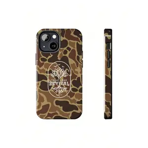 1Pcs Treaty Oak Revival Camouflage Phone Case, Ol School Waterfowl Camo Aesthetic For IPhone 16 15 14 13 12 11 X 8 Plus, Durable, Hunting Gifts,Suitable For IPhone 17 Air