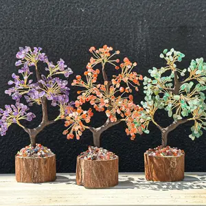 【Higher Crystal】1 count "Vibrant Multigem Crystal Trees - Enchanting Decor for Positive Vibes"