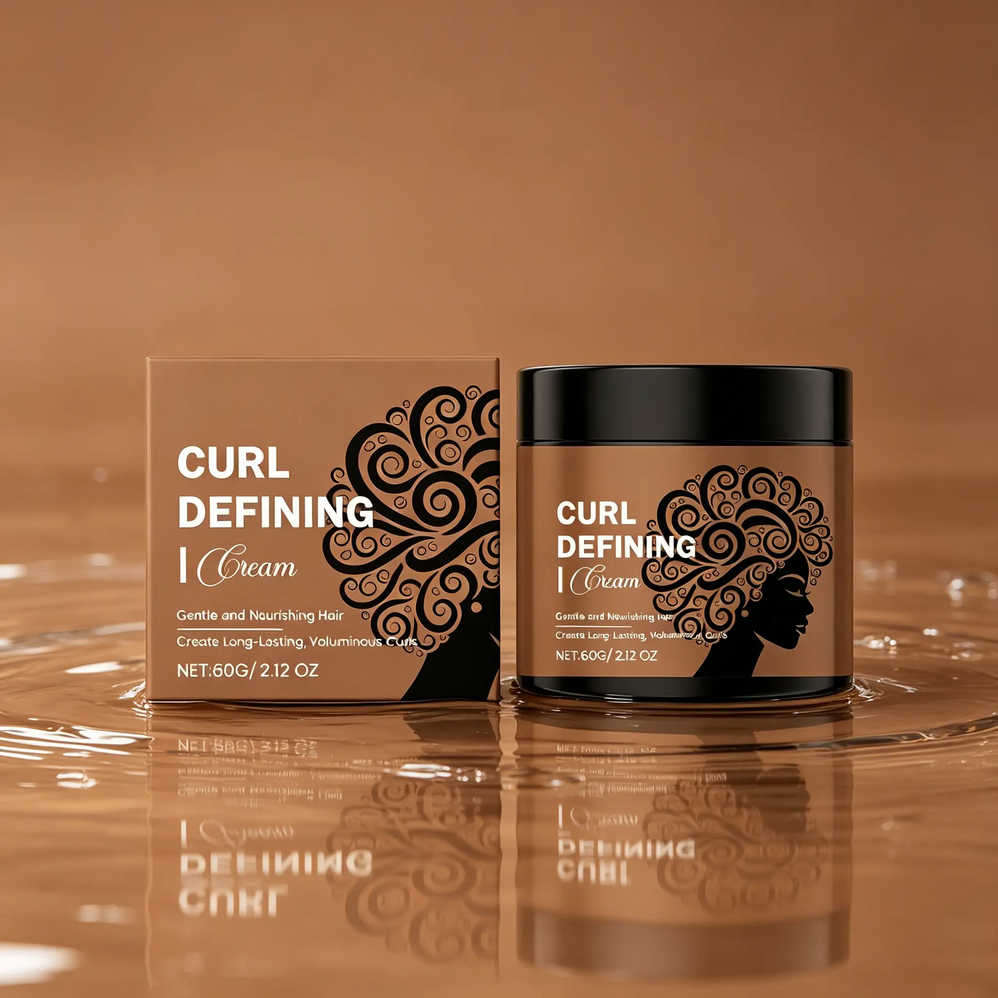 Curl Defining Cream 60g – Gentle & Nourishing Curl Cream for Long-Lasting, Voluminous Curls, Daily Curl Care