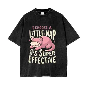 I Choose a Little Nap Vintage Graphic Washed - Gildan Tees, Slowpoke T-Shirt, Vacation Outfits, Unisex Anime Manga Shirt