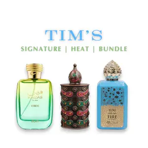 Tim’s Signature Heat Multi-Pack Eau De Parfum (EDP) | Hawas Verde, Amwaj Al Anbar, You Are My Fire | Unisex Citrus-Fruity & Cinnamon Notes, Everyday Wear