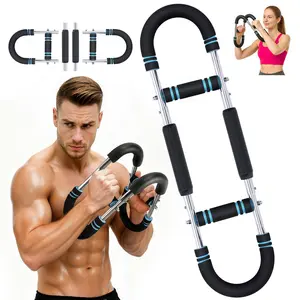 WARMOUNTS Twister Arm Trainer, Chest Workout Equipment, 66-110lb Adjustable Chest Trainer for Men, Arm Exercise Equipment Strength Training, Home Workout Equipment with Portable Spring Resistance